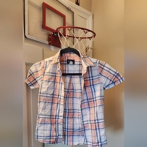 BOYS THE CHILDREN'S PLACE short sleeve button up size 5/6